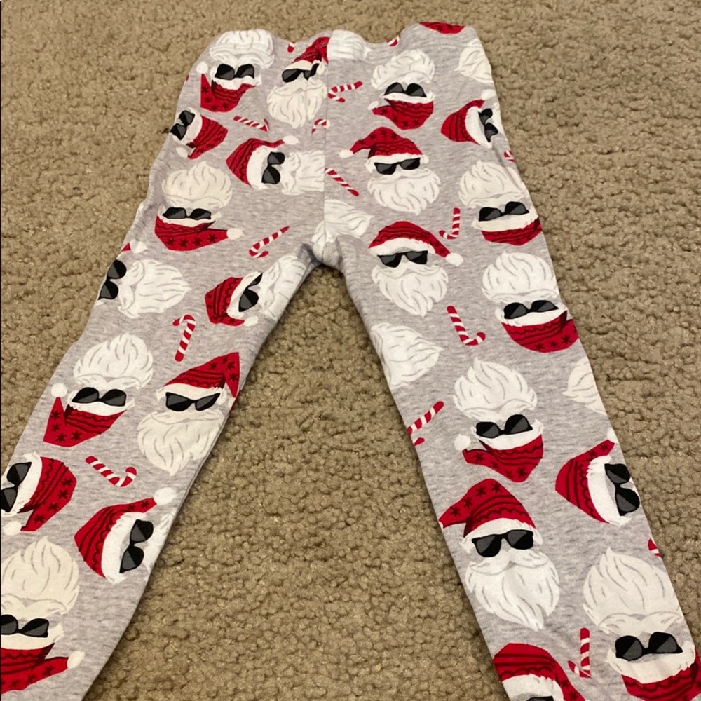 The Children's Place Gray and Red Pajama Sets with Santa Claus Design - Picture 9 of 9